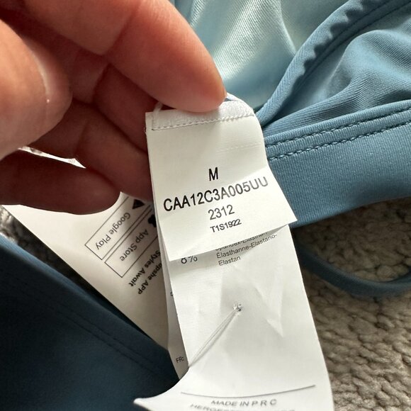 CUPSHE  | Women's Two Piece Swimsuit  | Blue | Size: M - Picture 8 of 10